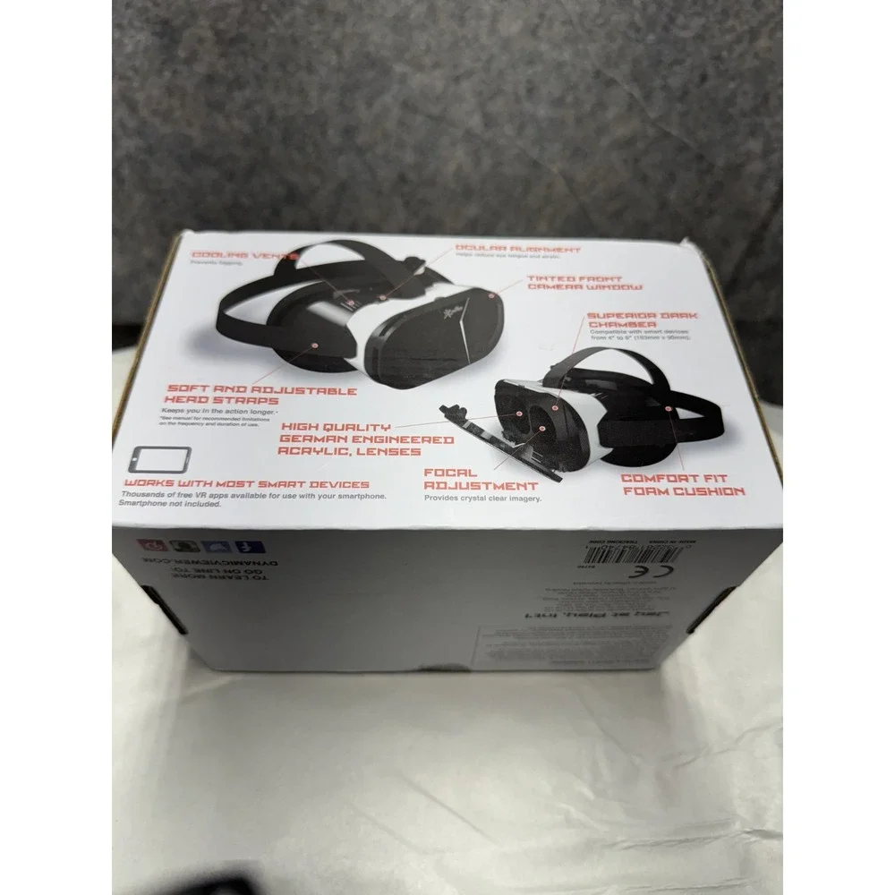AS SEEN ON TV! DYNAMIC VIRTUAL VIEWER Virtual Reality 3D Glasses Headset 4 Phone